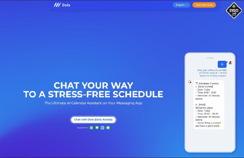 Dola AI: Ваш AI-планировщик