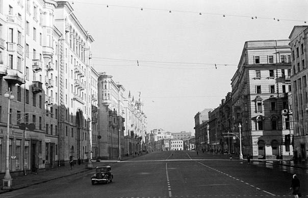 1950-е: утро Москвы без пробок