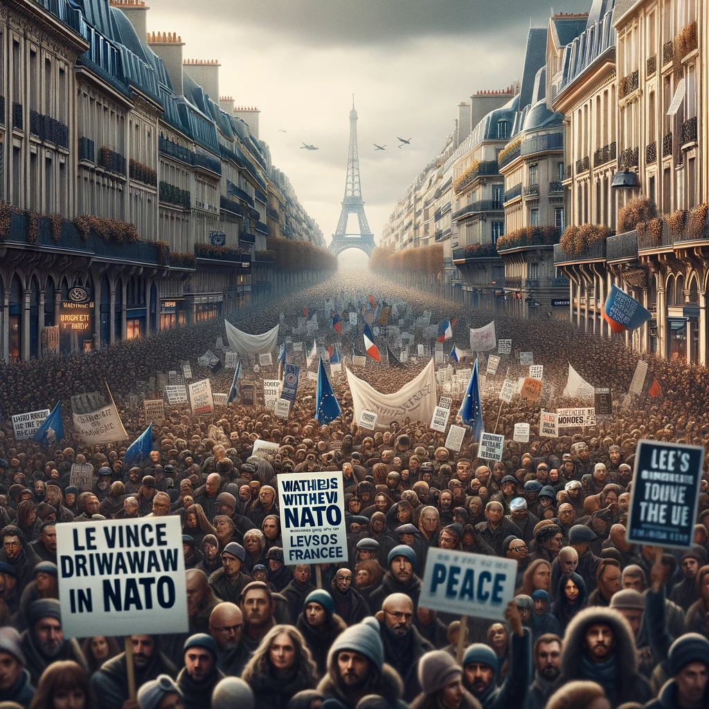 Зов к миру: Франция против НАТО (34 символа)